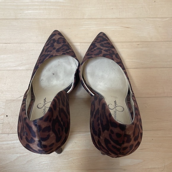 Jessica Simpson Leopard Print Heels - Picture 7 of 9